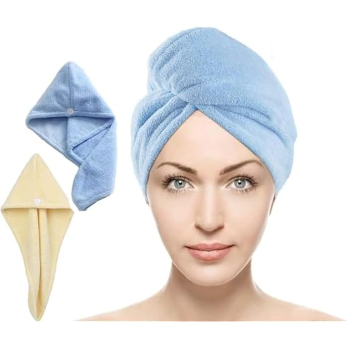 Premium Microfiber Hair Dryer Cap 65x30cm Reduce Frizz and Protect Breakage for All Hair Types Hair Cap - Image 4